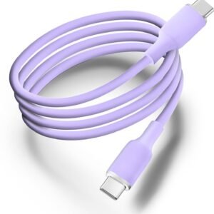 2 A 1 m Thunder C2C Type C (Compatible with All Smartphones, Laptop & Acessories Connecting With Type C Port Charger, Lavelle, One Cable)