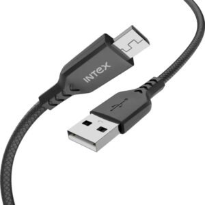 USB Cable 3 A 1 m Durable Nylon Braided Cable Speed 3.0M 1M  (Compatible with Mobile, Black, One Cable)
